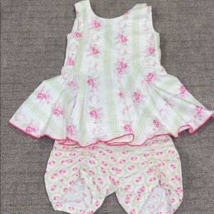 Size 6 Olive Mae sleeveless top and shorts set